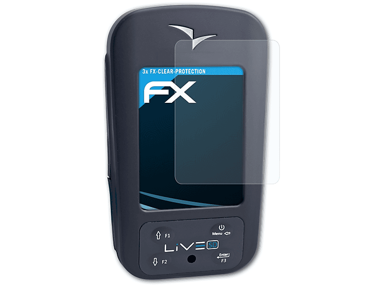ATFOLIX 3x FX-Clear Displayschutz(für Flymaster Live SD)