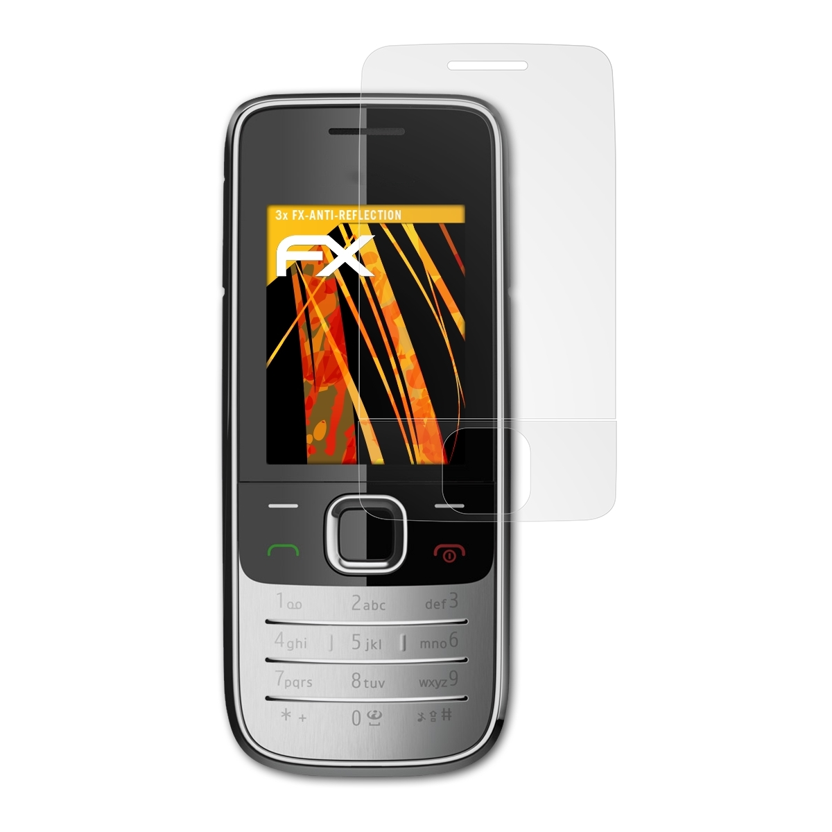 ATFOLIX 3x FX-Antireflex Displayschutz(für Classic) 2730 Nokia