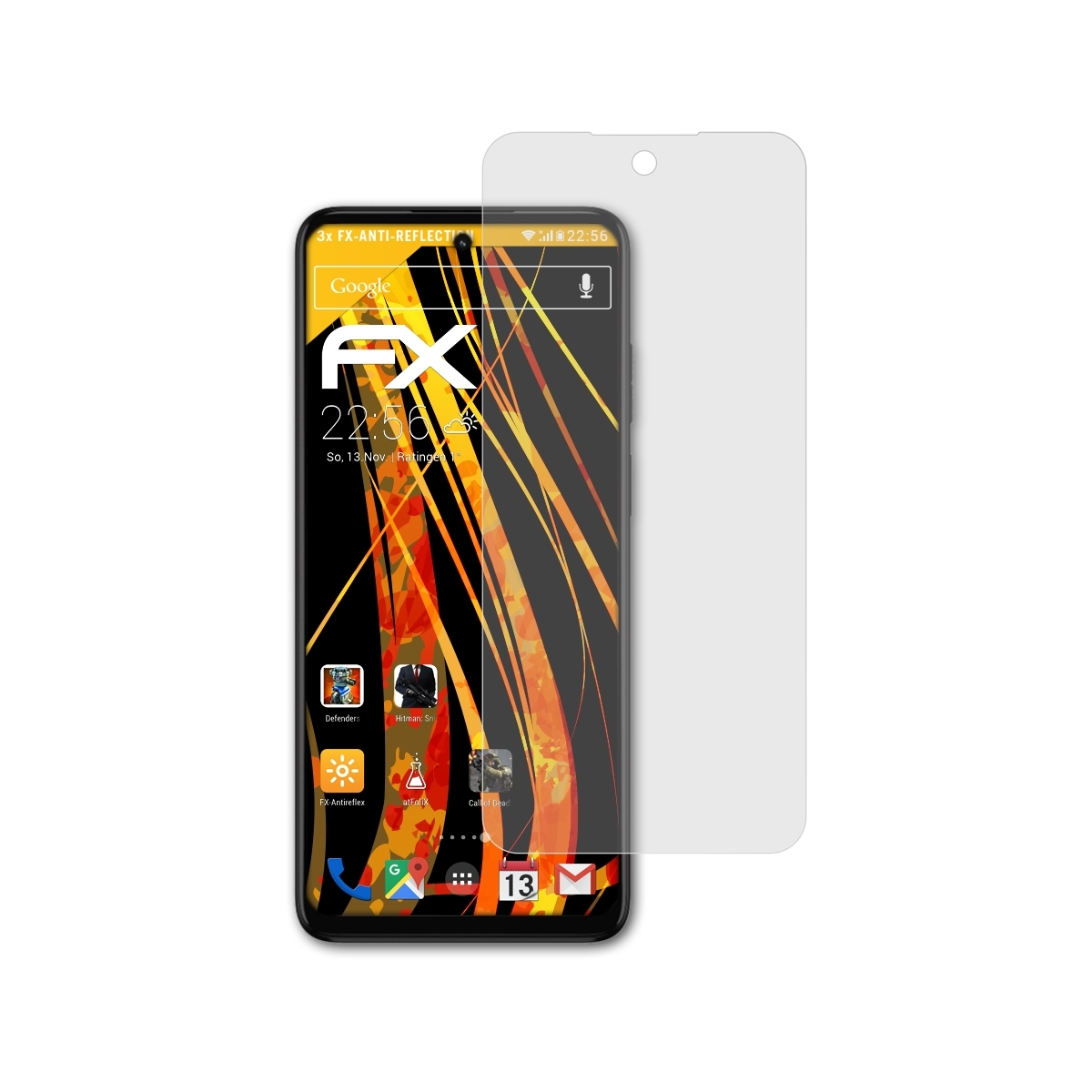 ATFOLIX 3x matt&stoßfest Motorola G32) Moto Displayschutz(für