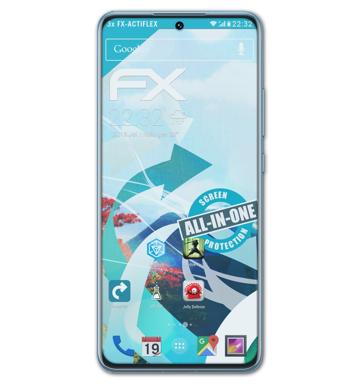 12x) klar&flexibel ATFOLIX 3x Xiaomi Displayschutz(für