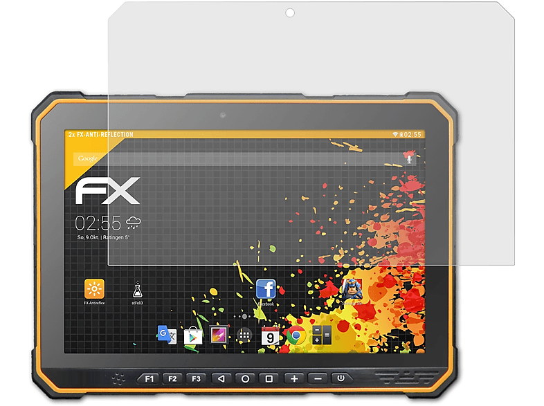 ATFOLIX 2x FX-Antireflex Displayschutz(für RugGear RG935)
