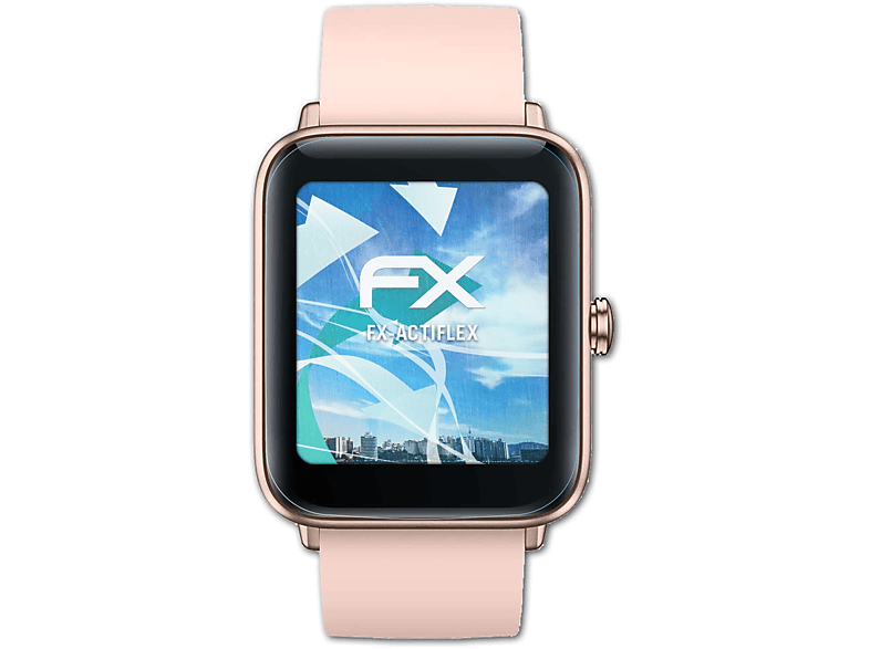 ATFOLIX 3x Watch pro) Displayschutz(für FX-ActiFleX Ulefone