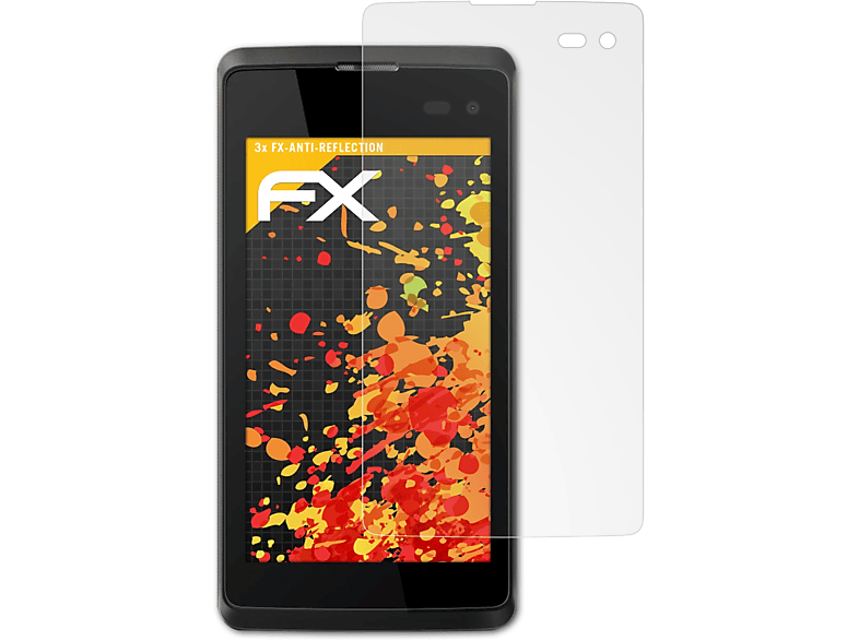 ATFOLIX 3x FX-Antireflex Displayschutz(für Acer Liquid M220 Plus)