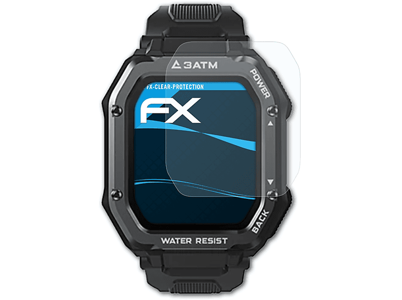ATFOLIX 3x FX-Clear Kospet Displayschutz(für Rock)