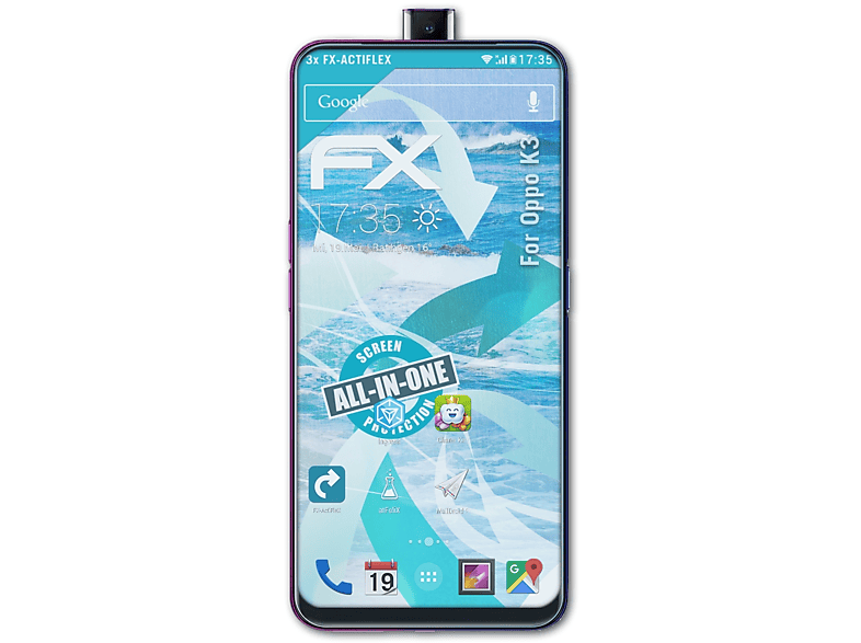 FX-ActiFleX Displayschutz(für K3) Oppo 3x ATFOLIX
