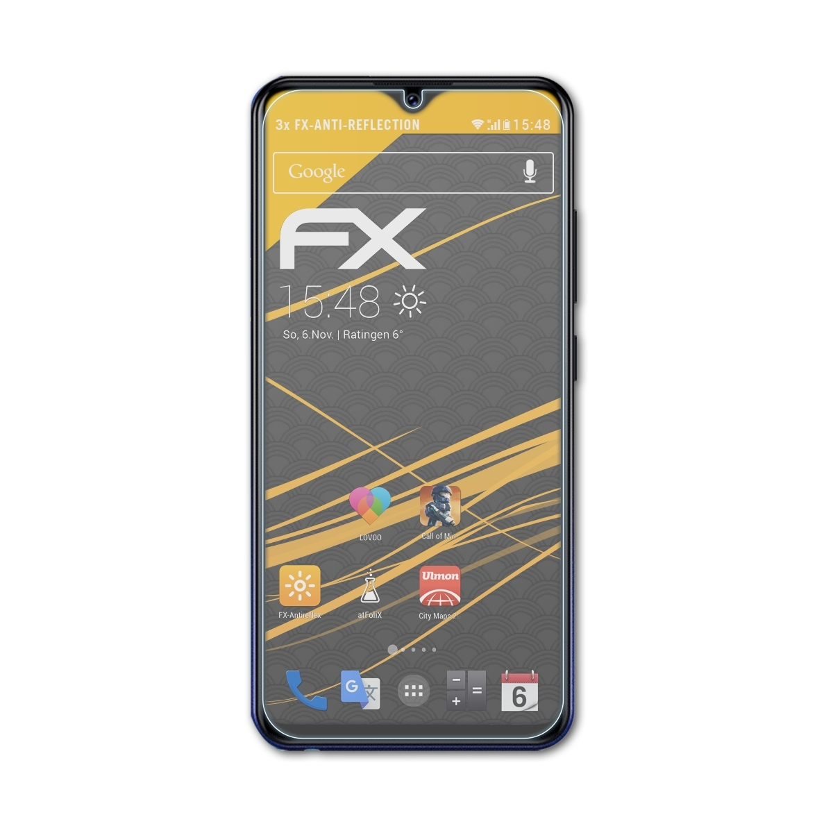 Y91i) FX-Antireflex Vivo 3x Displayschutz(für ATFOLIX