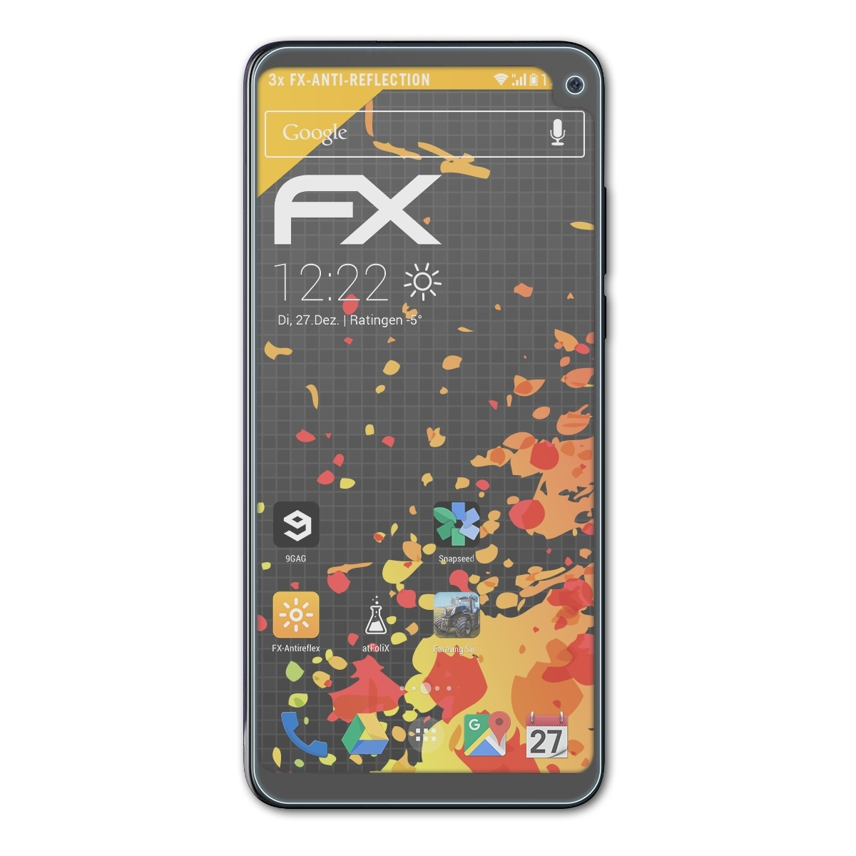 ATFOLIX 3x FX-Antireflex Archos Displayschutz(für 68XL) Oxygen