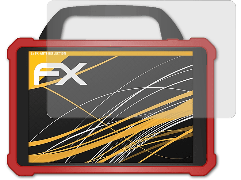 ATFOLIX 2x FX-Antireflex Displayschutz(für Launch TAB EURO III) X-431