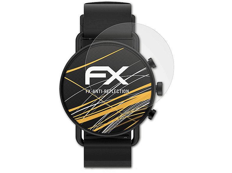 ATFOLIX 3x FX-Antireflex Displayschutz(für Skagen Falster Gen 6)