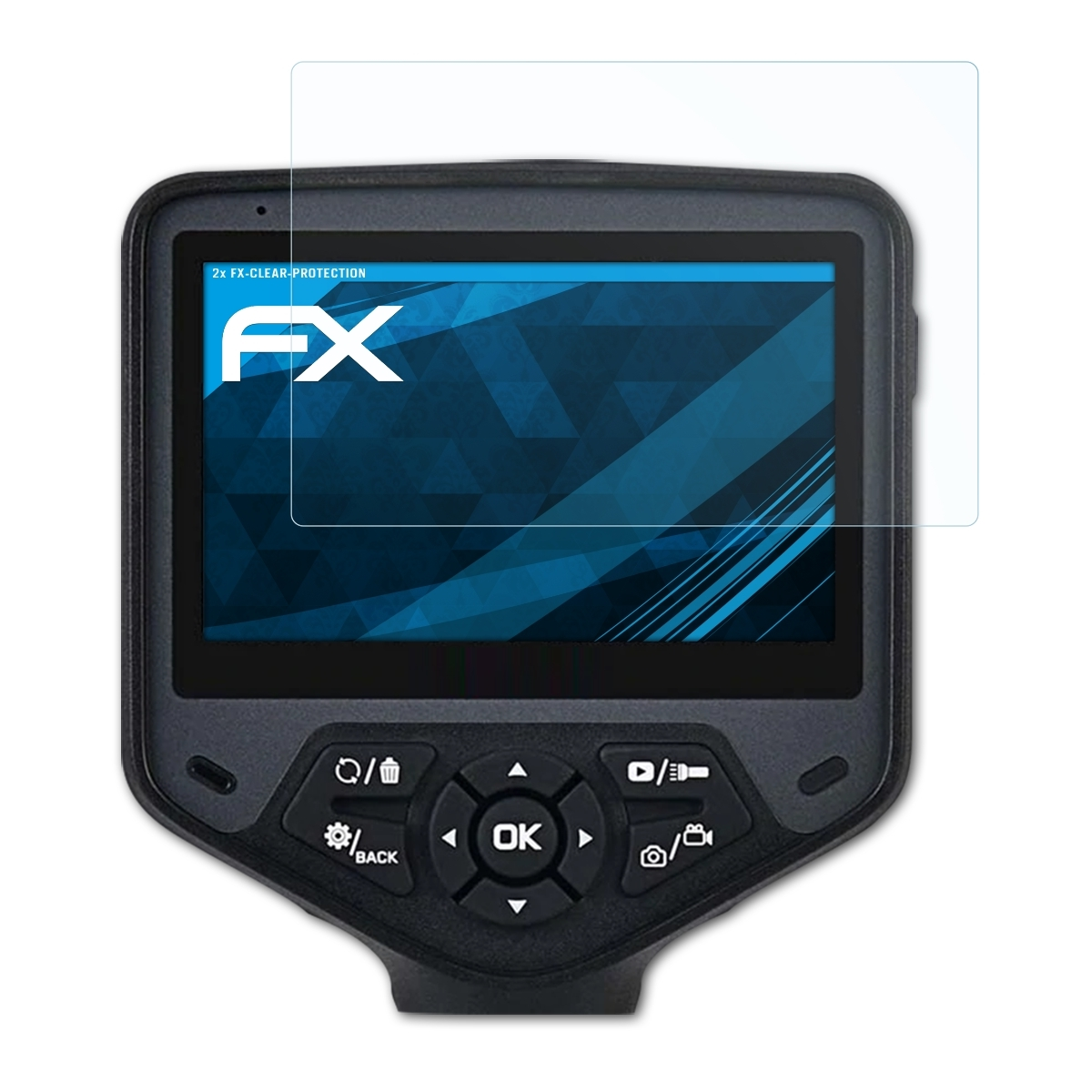 ATFOLIX 2x FX-Clear Displayschutz(für MV480) MaxiVideo Autel