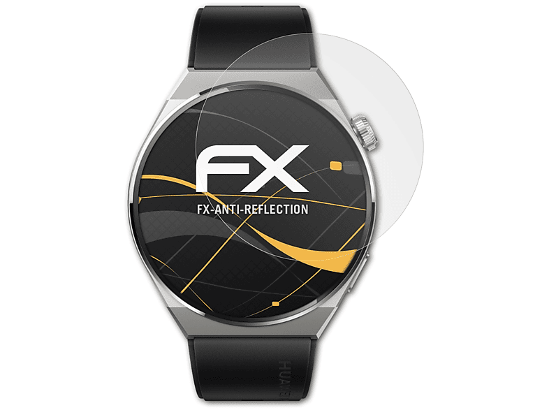 Displayschutz(für GT 3x Pro Watch (46mm)) Titanium 3 Huawei ATFOLIX matt&stoßfest