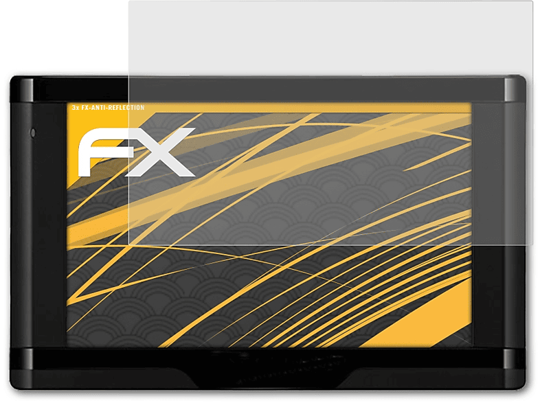 ATFOLIX 3x FX-Antireflex Displayschutz(für Navitel E500 Magnetic TMC)