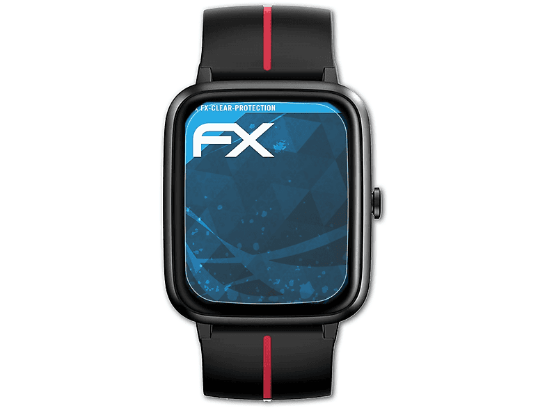 ATFOLIX 3x FX-Clear Displayschutz(für Ulefone Watch GPS) | Smartwatch Schutzfolien & Gläser