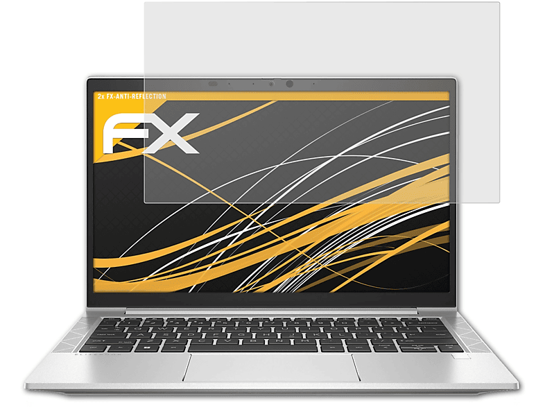 2x HP 830 G8) EliteBook Displayschutz(für ATFOLIX FX-Antireflex