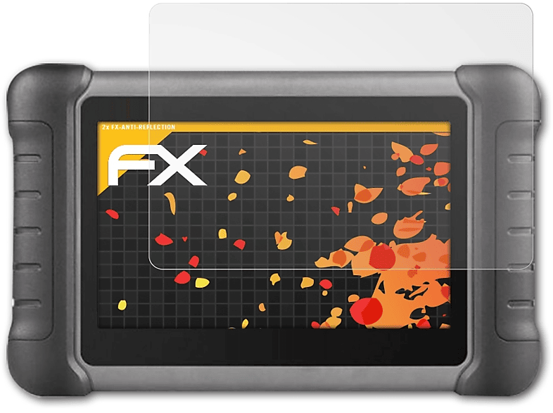 ATFOLIX 2x Displayschutz(für Autel MaxiDAS FX-Antireflex DS808)