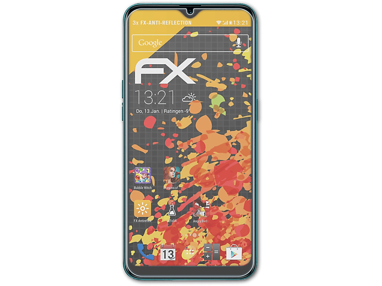 3x Displayschutz(für ATFOLIX Oppo FX-Antireflex AX7)