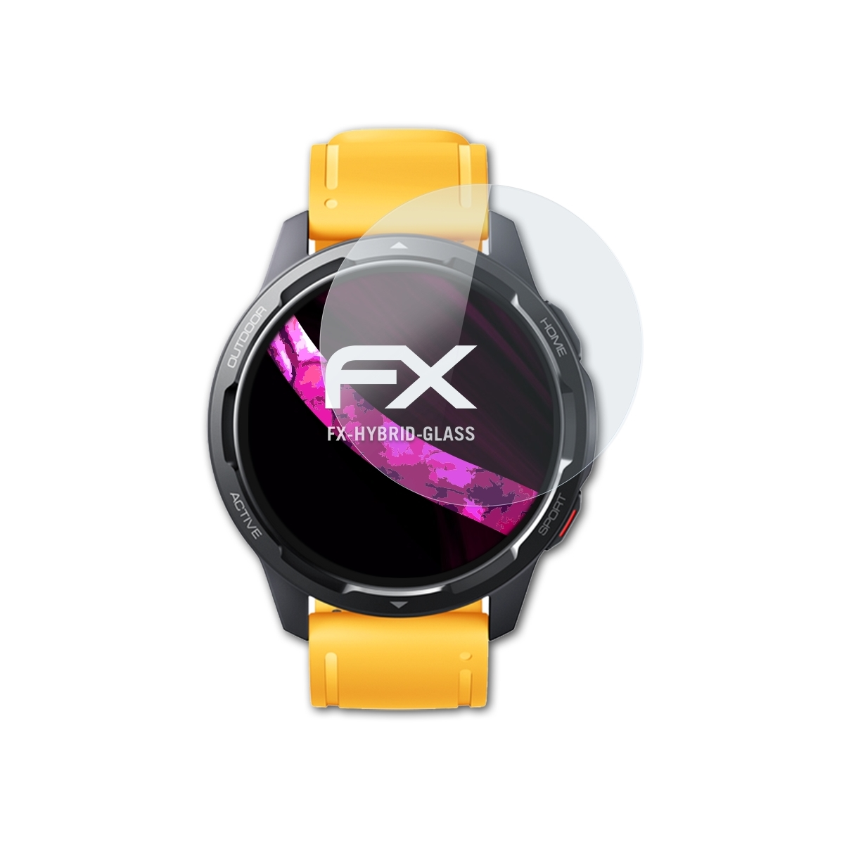 ATFOLIX FX-Hybrid-Glass Schutzglas(für Xiaomi S1 Active) Watch