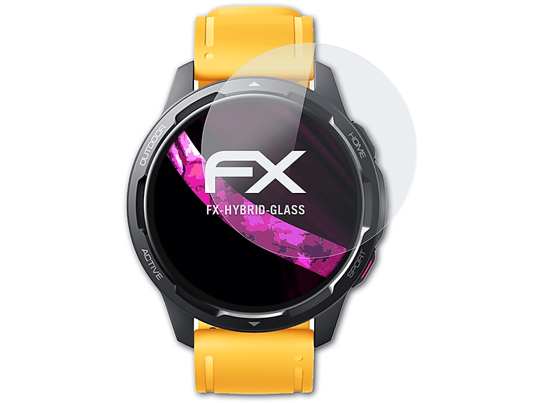 ATFOLIX FX-Hybrid-Glass Schutzglas(für Xiaomi Watch S1 Active)