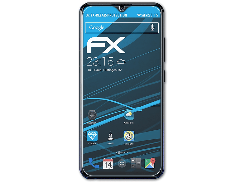 ATFOLIX 3x FX-Clear Displayschutz(für Vivo Y91i) | Displayschutzfolien & Gläser