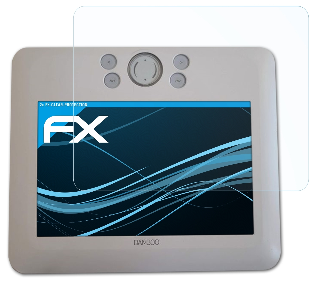ATFOLIX 2x Medium) Fun FX-Clear Displayschutz(für Wacom Bamboo