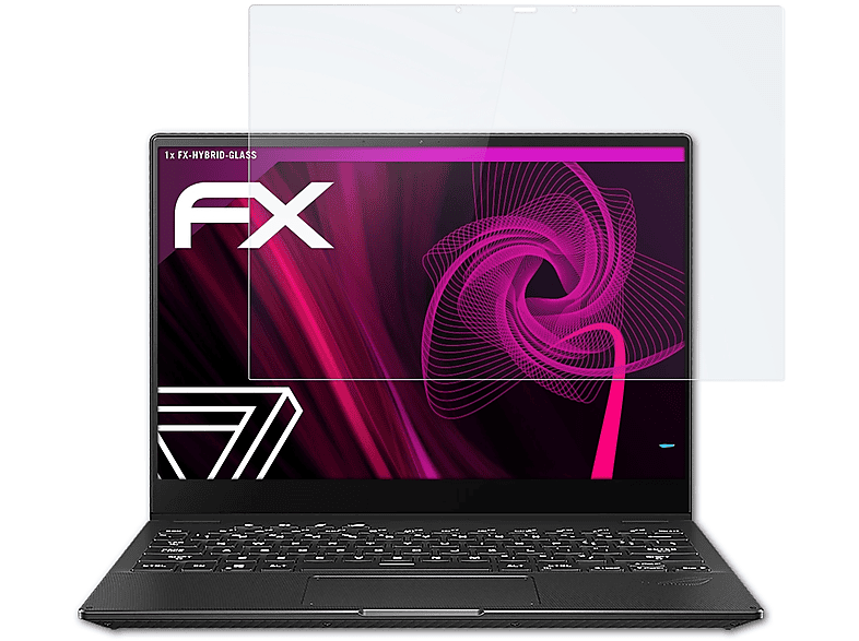 Asus X13 FX-Hybrid-Glass Schutzglas(für ROG (2022)) Flow ATFOLIX