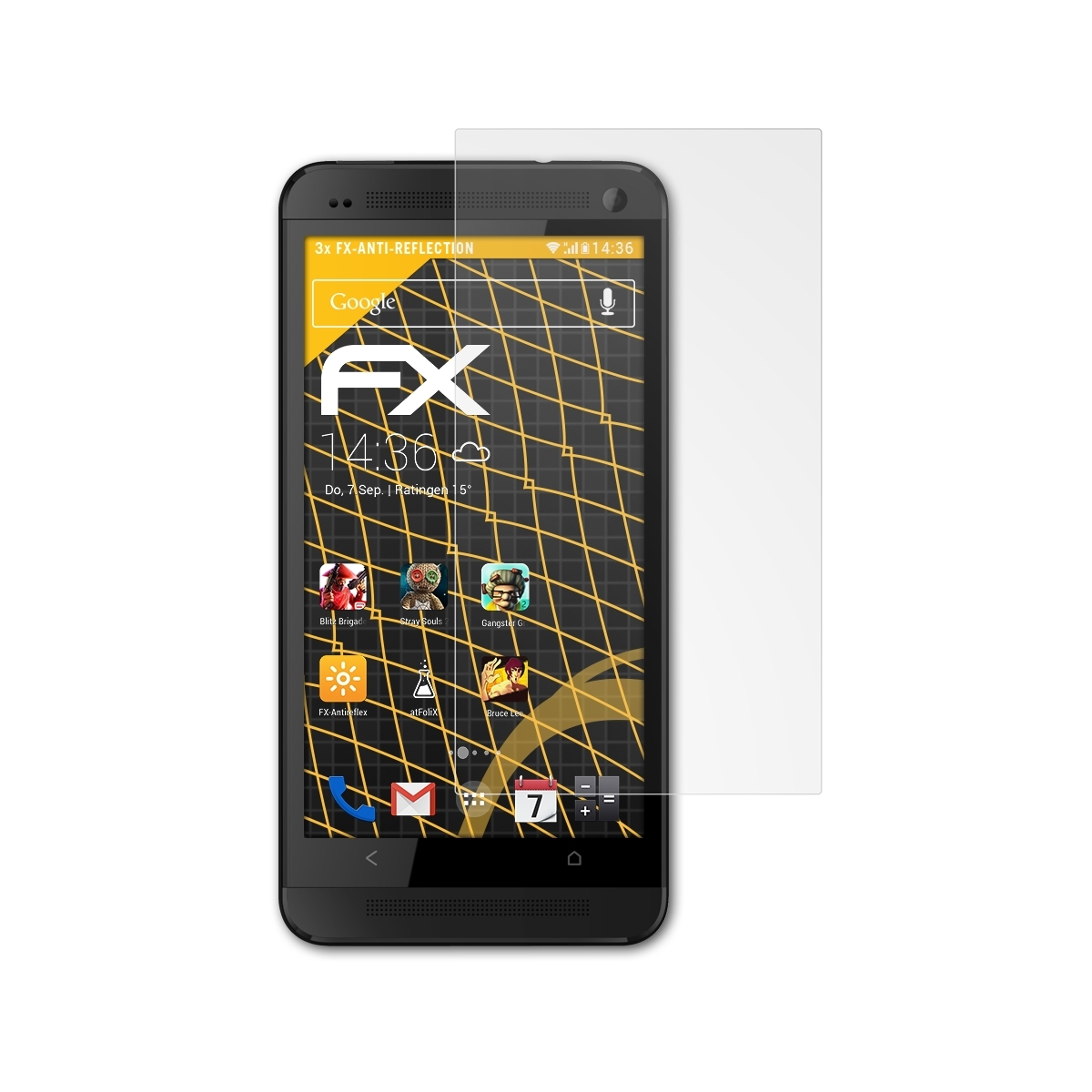 HTC FX-Antireflex Displayschutz(für 3x One) ATFOLIX