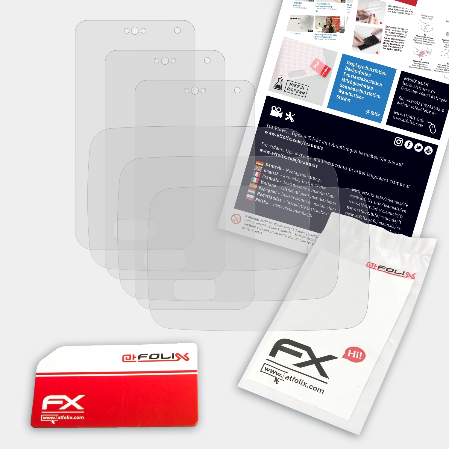 ATFOLIX 3x FX-Antireflex KX-PRX150) Panasonic Displayschutz(für