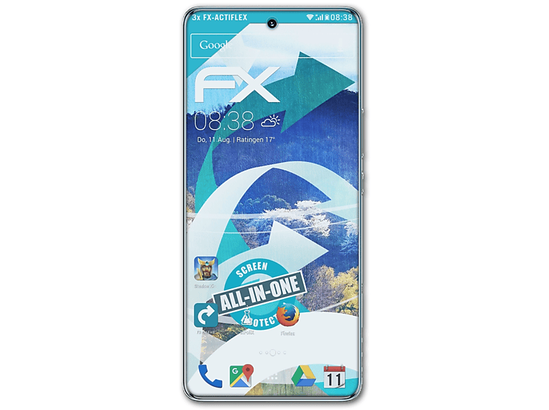 Displayschutz(für 3x Pro+) 70 Honor ATFOLIX klar&flexibel