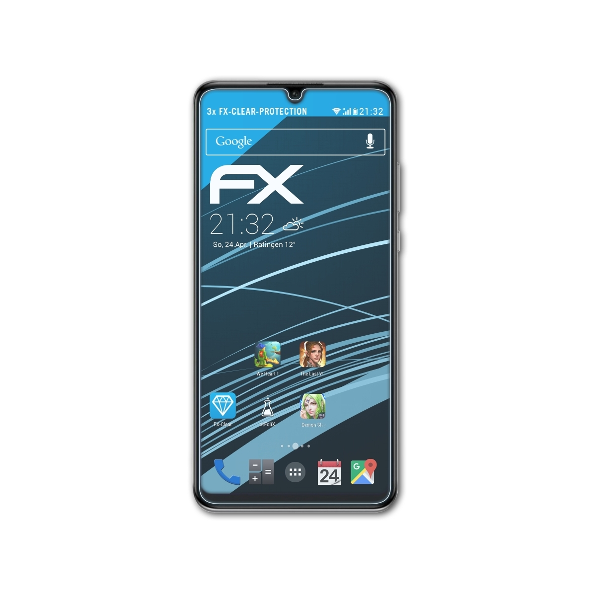 ATFOLIX 3x FX-Clear Displayschutz(für Honor 20S) Huawei