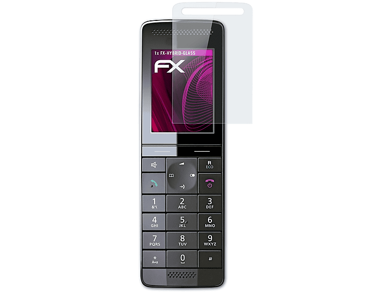 Schutzglas(für KX-PRW130) FX-Hybrid-Glass ATFOLIX Panasonic