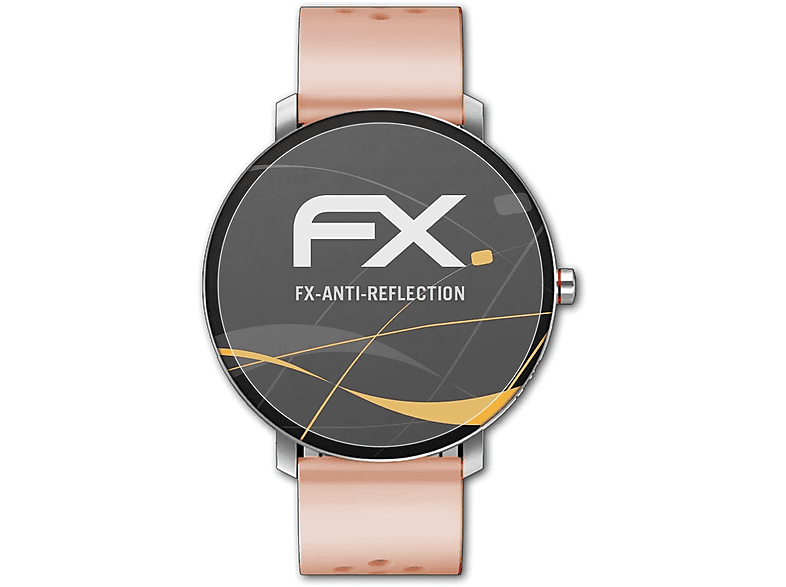 ATFOLIX 3x matt&stoßfest Displayschutz(für Denver SW-171) | Smartwatch Schutzfolien & Gläser