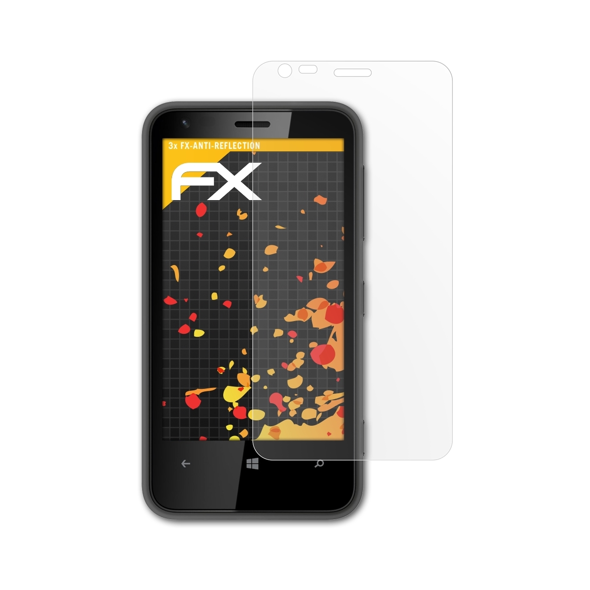 3x Displayschutz(für 620) Lumia ATFOLIX FX-Antireflex Nokia