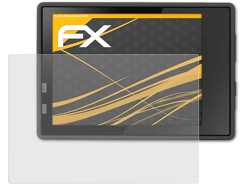 ATFOLIX 3x Sencor FX-Antireflex 4K04WR) Displayschutz(für 3CAM