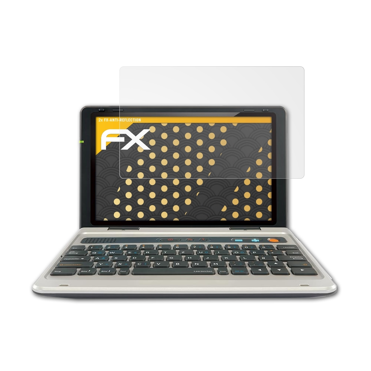 VTech ATFOLIX 2x Lernlaptop) matt&stoßfest Genio Displayschutz(für