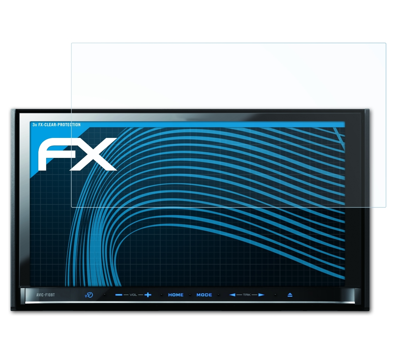 ATFOLIX 3x FX-Clear Avic-F10BT) Pioneer Displayschutz(für