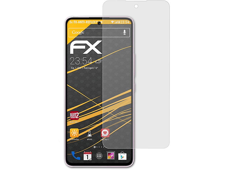 ATFOLIX 3x matt&stoßfest Displayschutz(für Xiaomi Lite) 12
