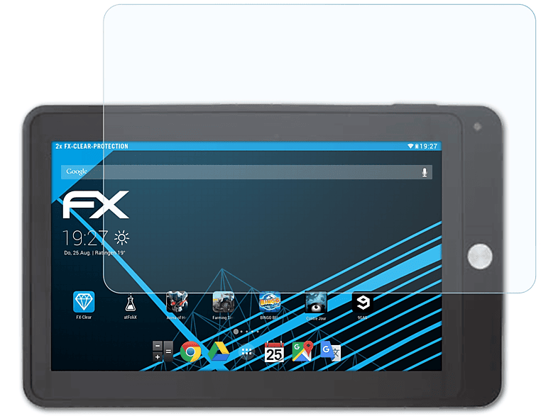 2x FX-Clear Smartbook MT7) ATFOLIX SURFER360 Displayschutz(für