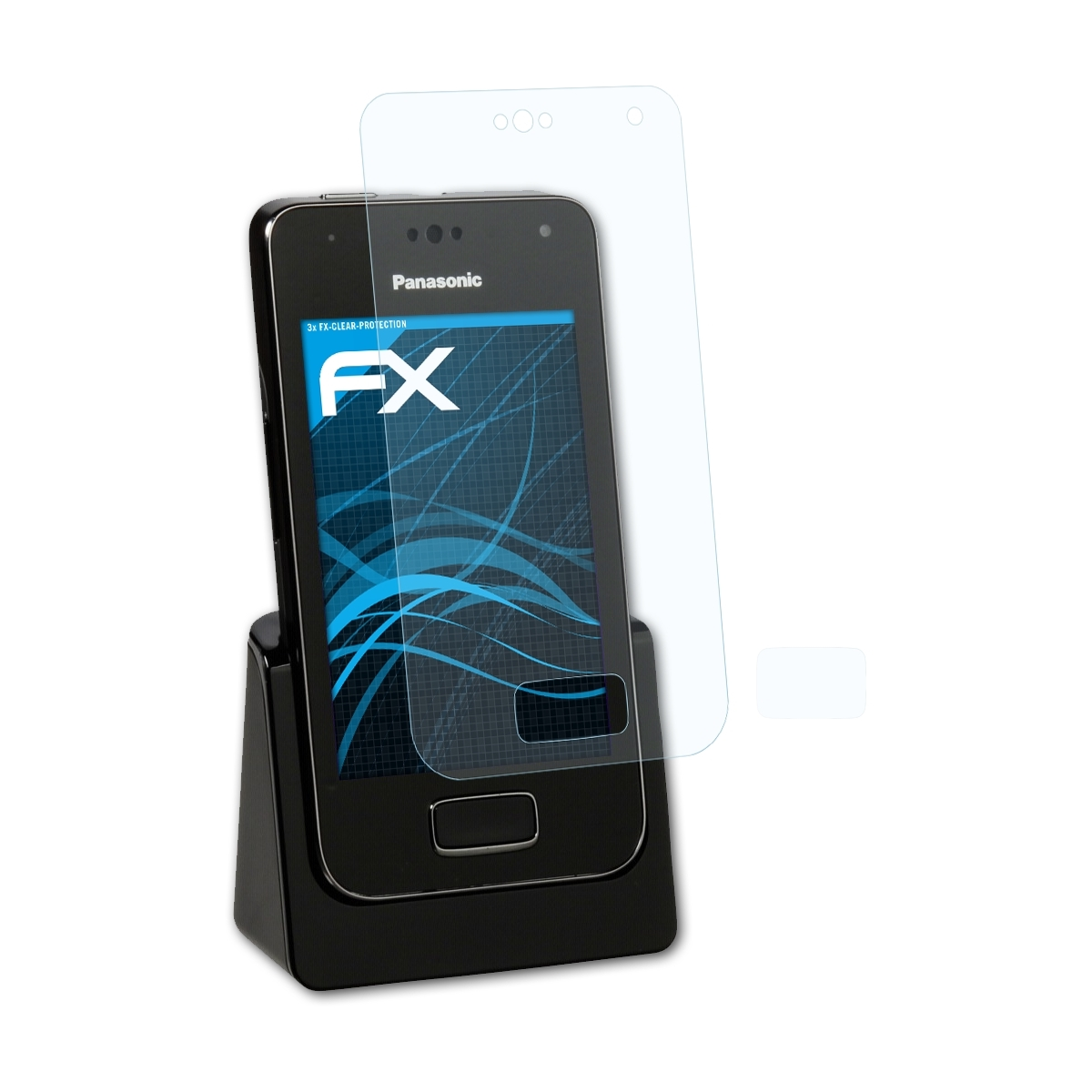 3x Displayschutz(für FX-Clear KX-PRX150) Panasonic ATFOLIX