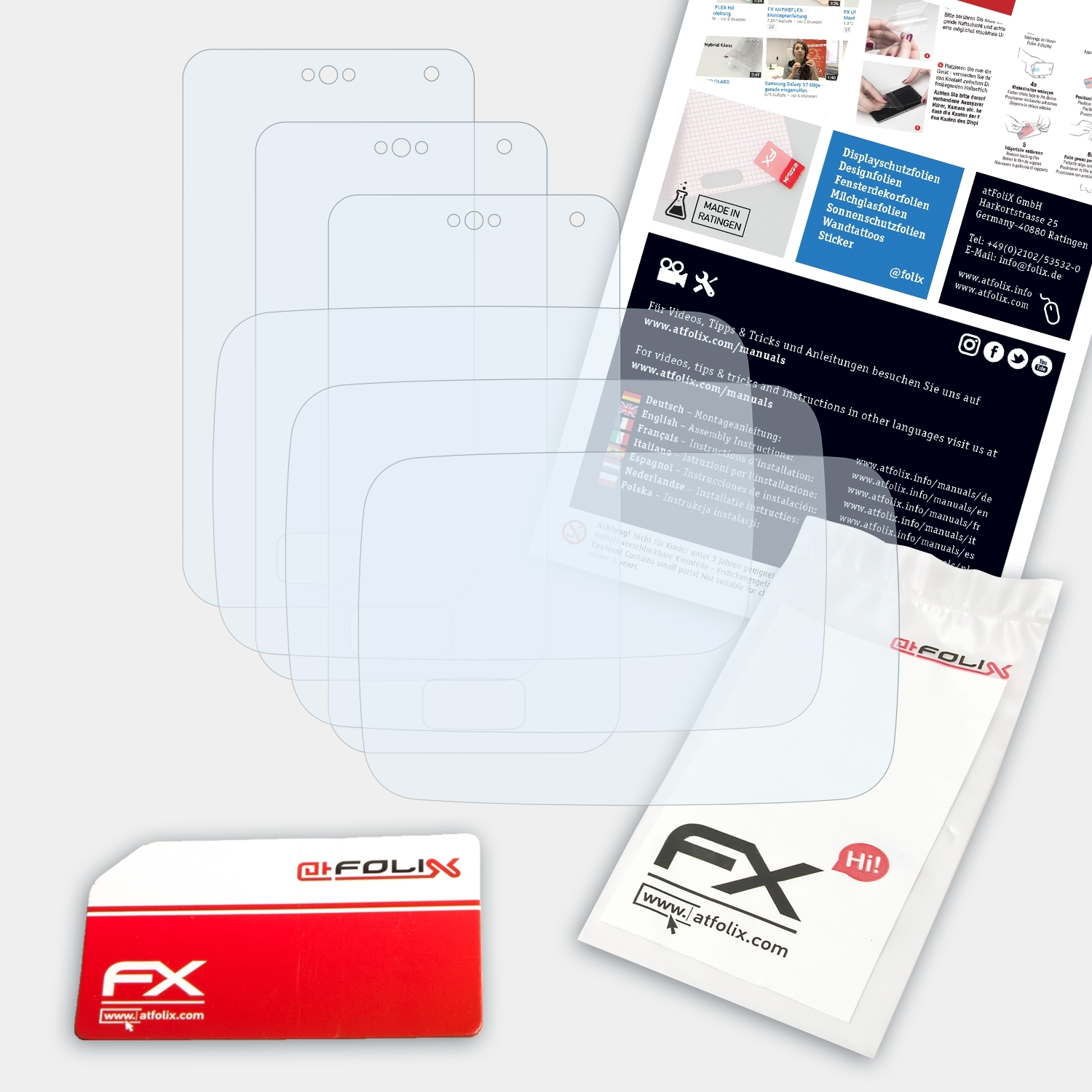 ATFOLIX 3x FX-Clear Panasonic KX-PRX150) Displayschutz(für