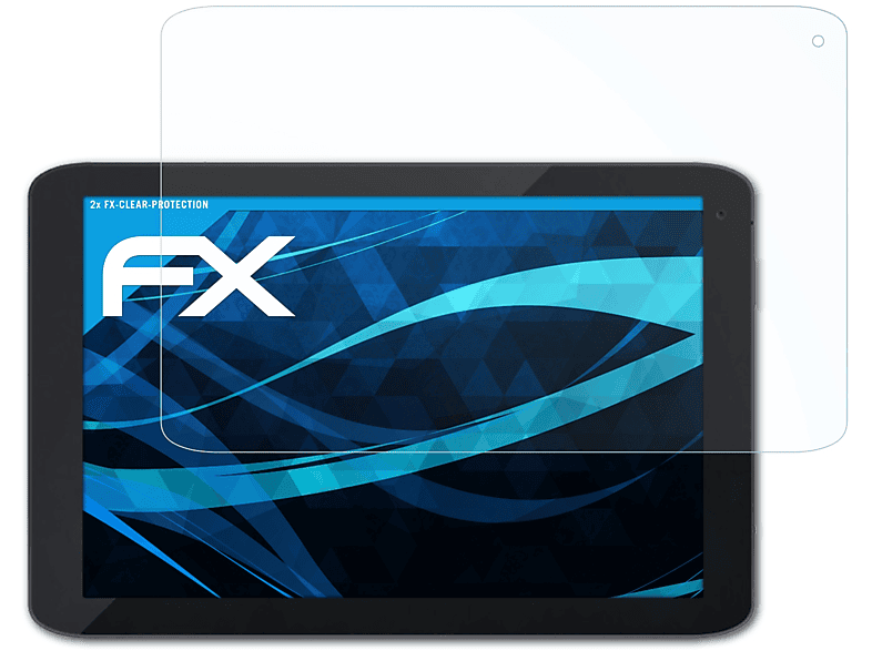 ATFOLIX 2x FX-Clear Displayschutz(für Medion LIFETAB E10316 (MD98516))