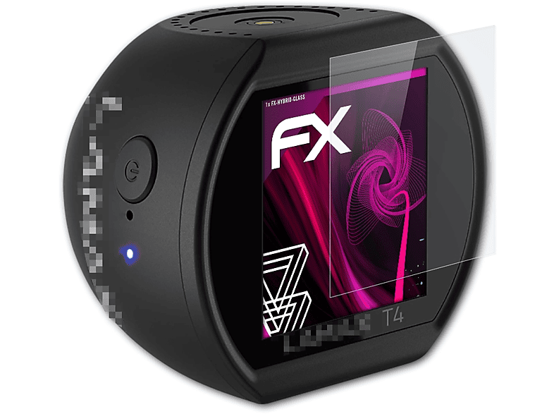 ATFOLIX FX-Hybrid-Glass Schutzglas(für Lamax T4) | Kamera Schutzfolie