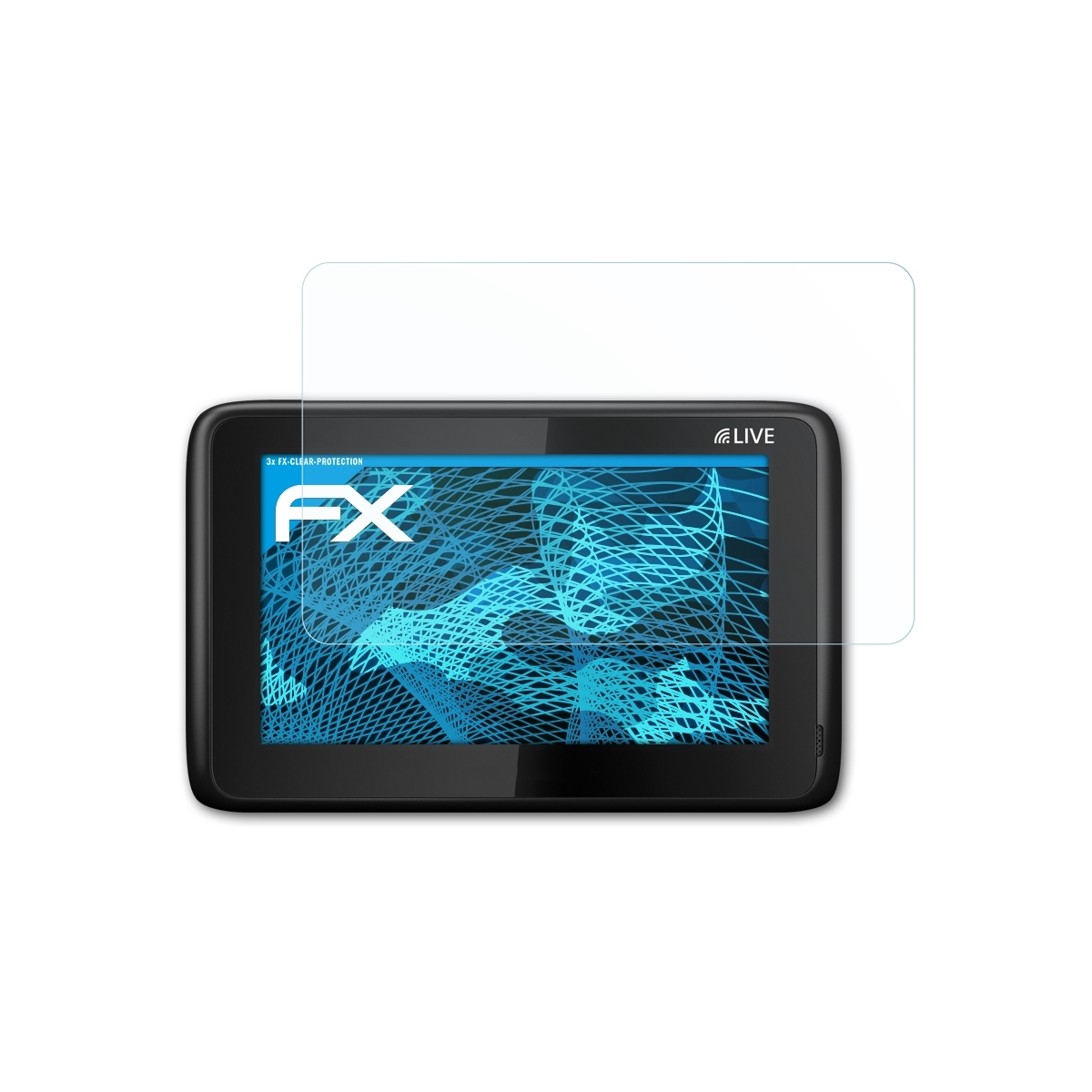 Live) FX-Clear GO ATFOLIX 3x Displayschutz(für TomTom 1000