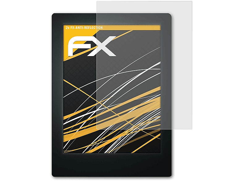 ATFOLIX 2x FX-Antireflex Displayschutz(für Kobo HD) Aura