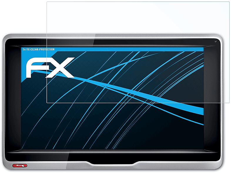 ATFOLIX 3x FX-Clear Displayschutz(für Becker Transit.6 LMU)