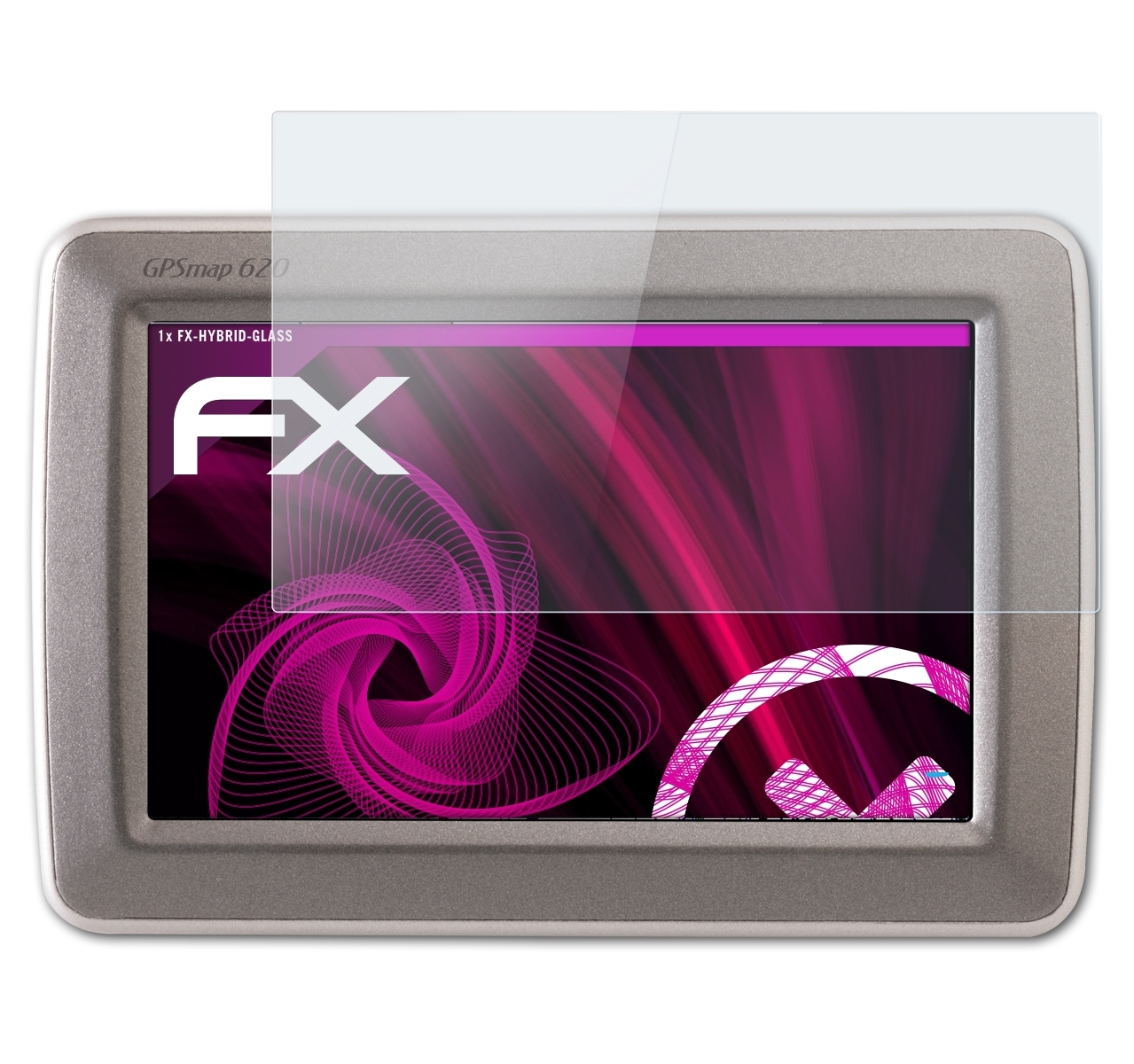 Schutzglas(für ATFOLIX GPSMap FX-Hybrid-Glass 620) Garmin