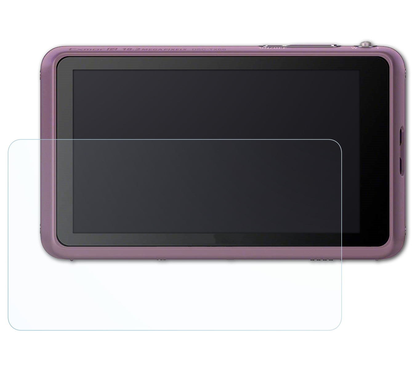 ATFOLIX 3x Displayschutz(für FX-Clear DSC-TX66) Sony