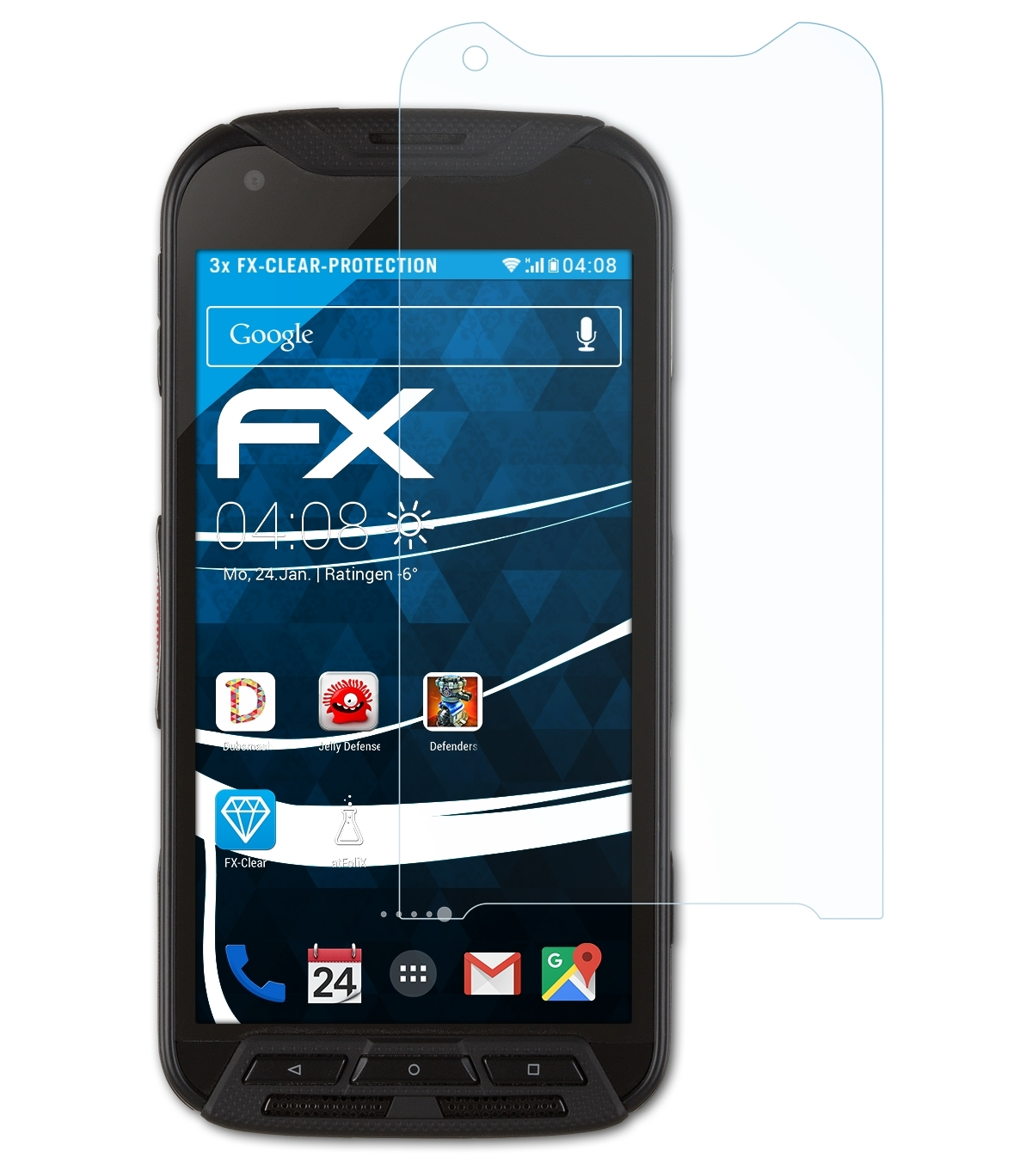 ATFOLIX DuraForce FX-Clear Displayschutz(für 3x Pro) Kyocera