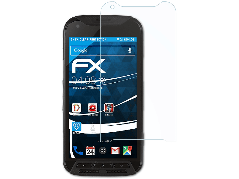 Eine große Versammlung! ATFOLIX 3x FX-Clear Pro) Kyocera DuraForce Displayschutz(für