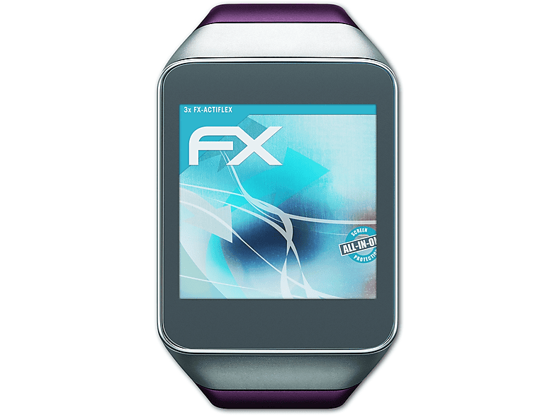 ATFOLIX 3x FX-ActiFleX Displayschutz(für Samsung Gear Live)