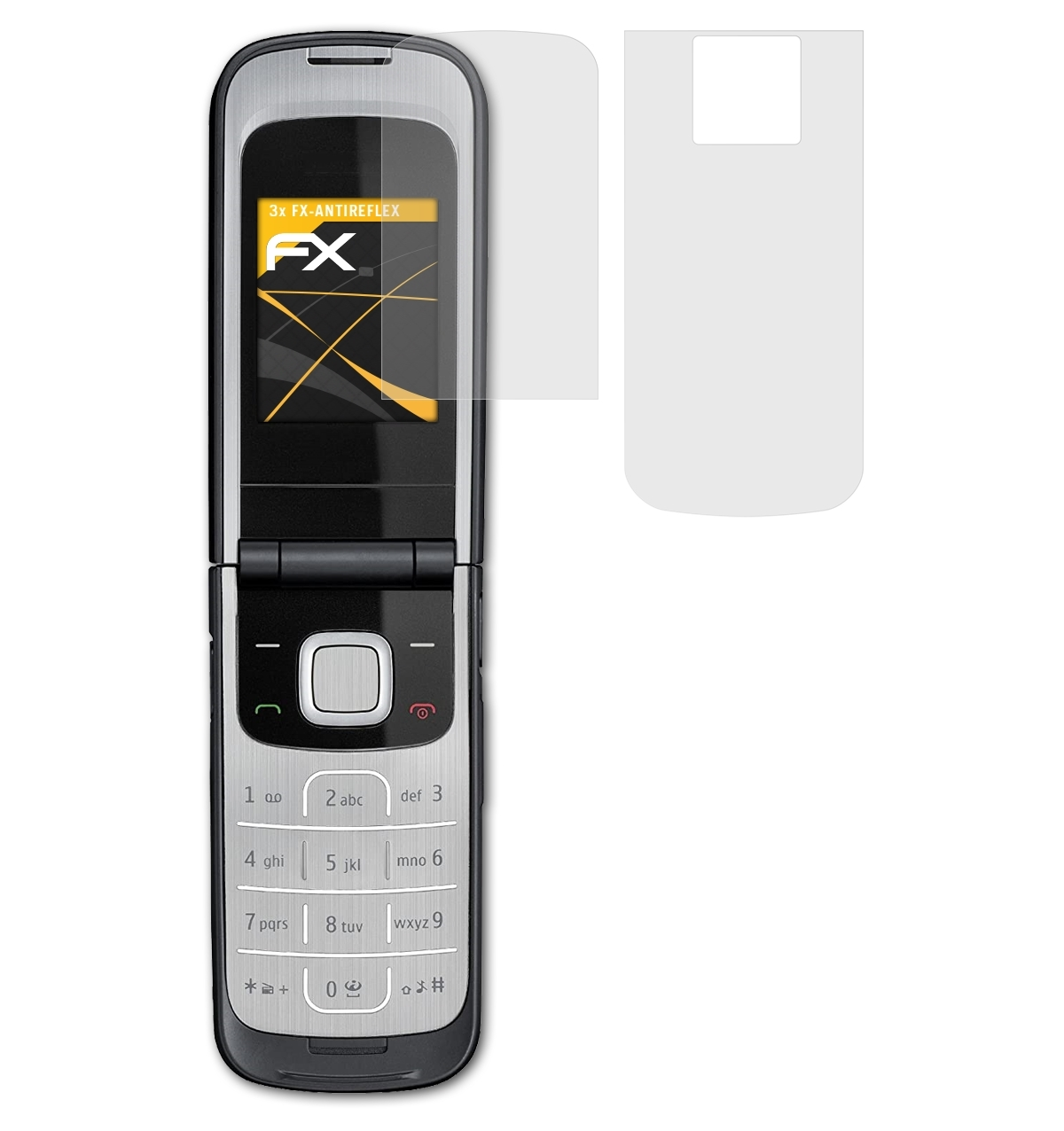 ATFOLIX 3x FX-Antireflex Nokia 2720 Displayschutz(für Fold)
